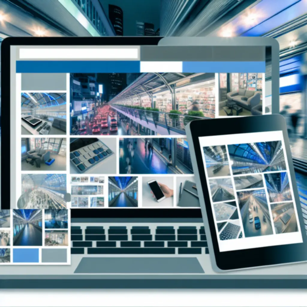 Nowoczesny widok marketplace City Mall PL z kategoriami produktów